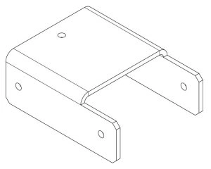 Накладка верхняя PERCo-MB-16.4